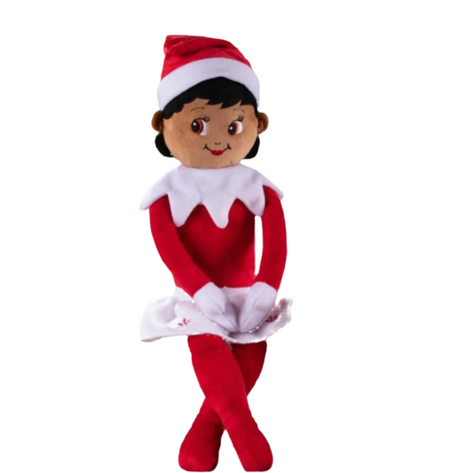 The Elf on the Shelf® Plushee Pals Huggable Girl Brown Eyes