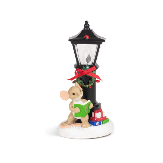 Charming Tails Mouse Lamp Post Night Light