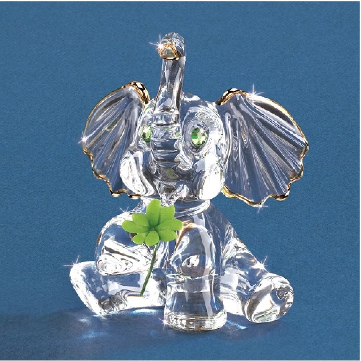 Glass Baron Lucky Elephant Figurine
