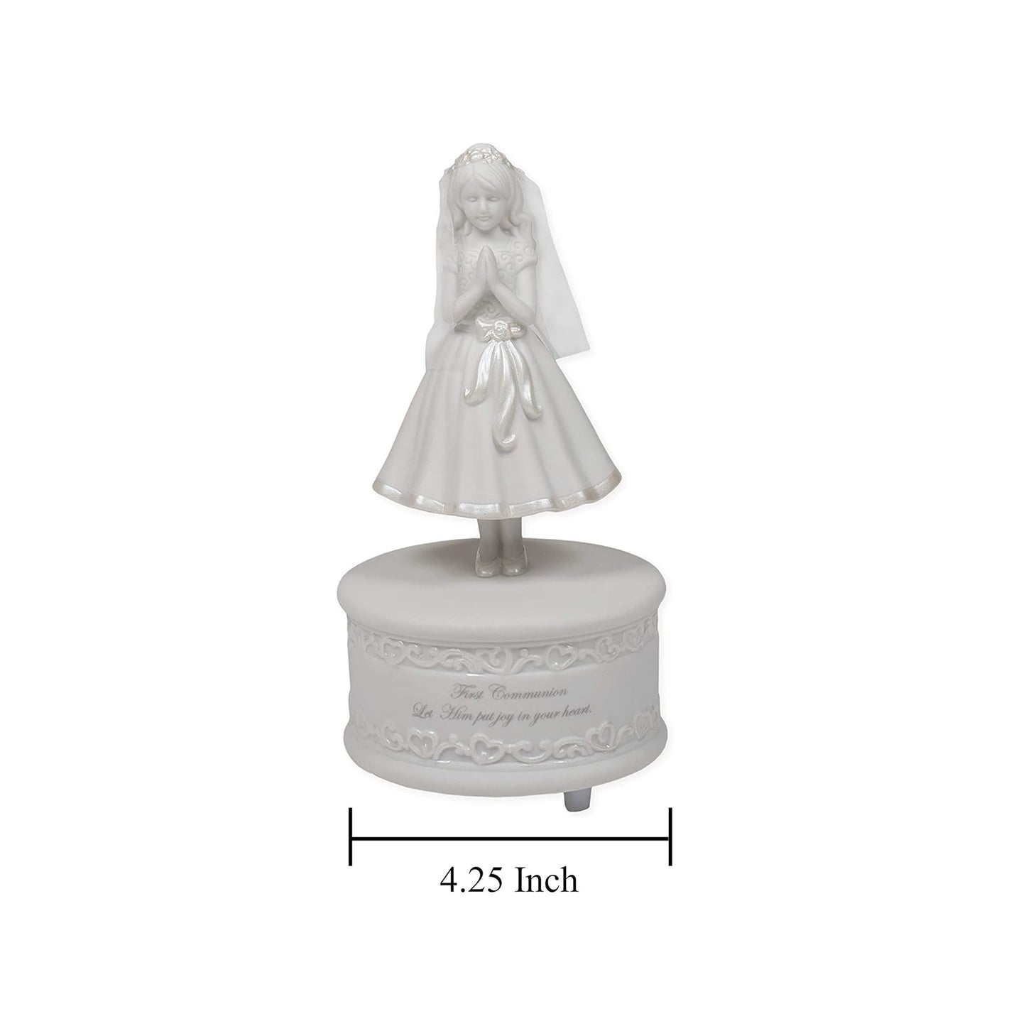 First Communion Girl Musical Figure by Roman