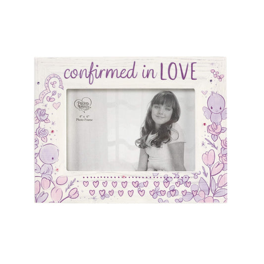 Precious Moments Confirmed In Love Wood Photo Frame