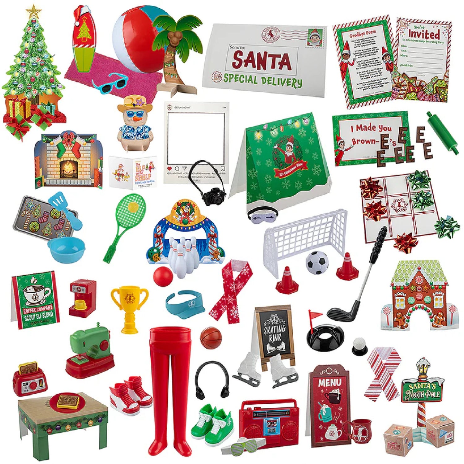 The Elf on the Shelf's Polar Props Elf Ideas Super Set