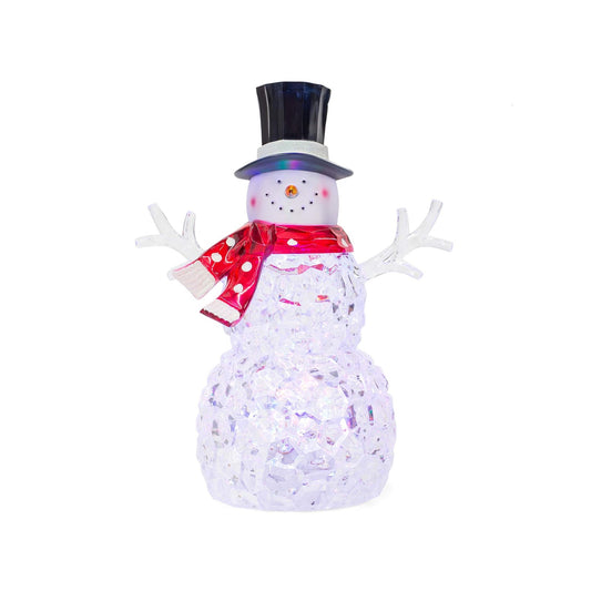 Roman LED Snowman with Changing Color Lights