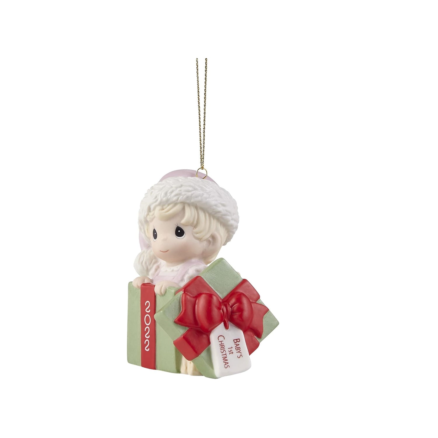 Precious Moments Baby’s First Christmas 2022 Dated Girl Ornament