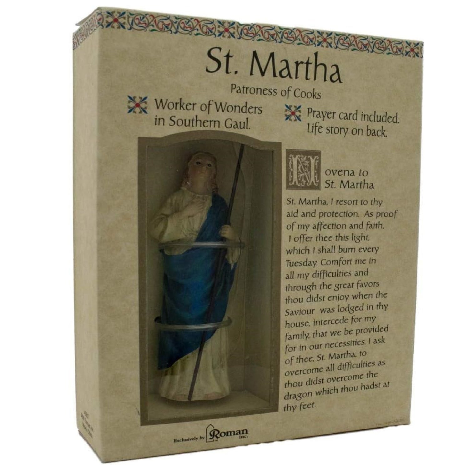 Roman St Martha Patroness of Cooks Figure