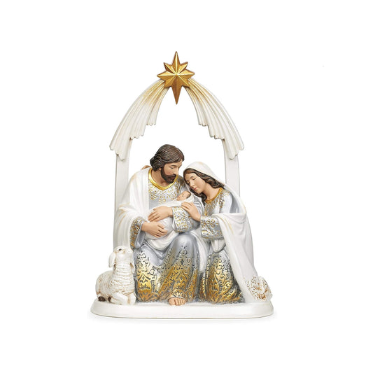 Holy Family 9.75" H Gold Ombre Finish Figure by Josephs Studio