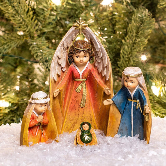 Roman Nesting Nativity Elongated Robes Set of 4