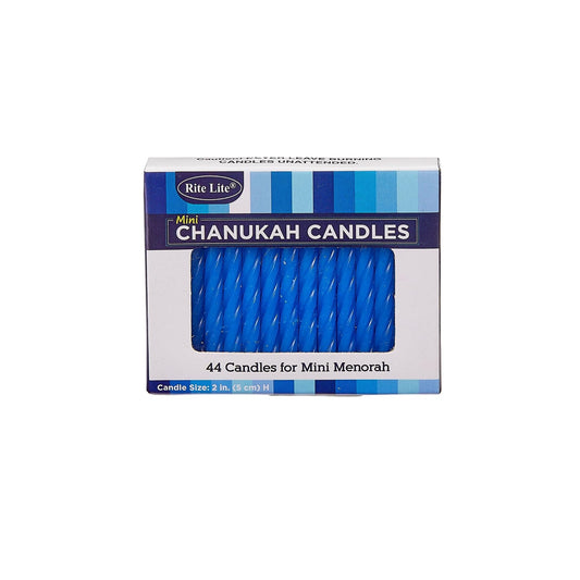 Mini Chanukah Candles 44 mini Candle Box Set