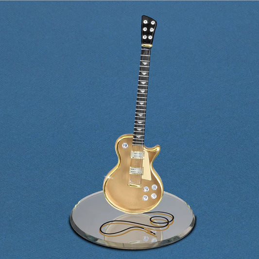 Classic Gold Top Guitar by Glass Baron Figure