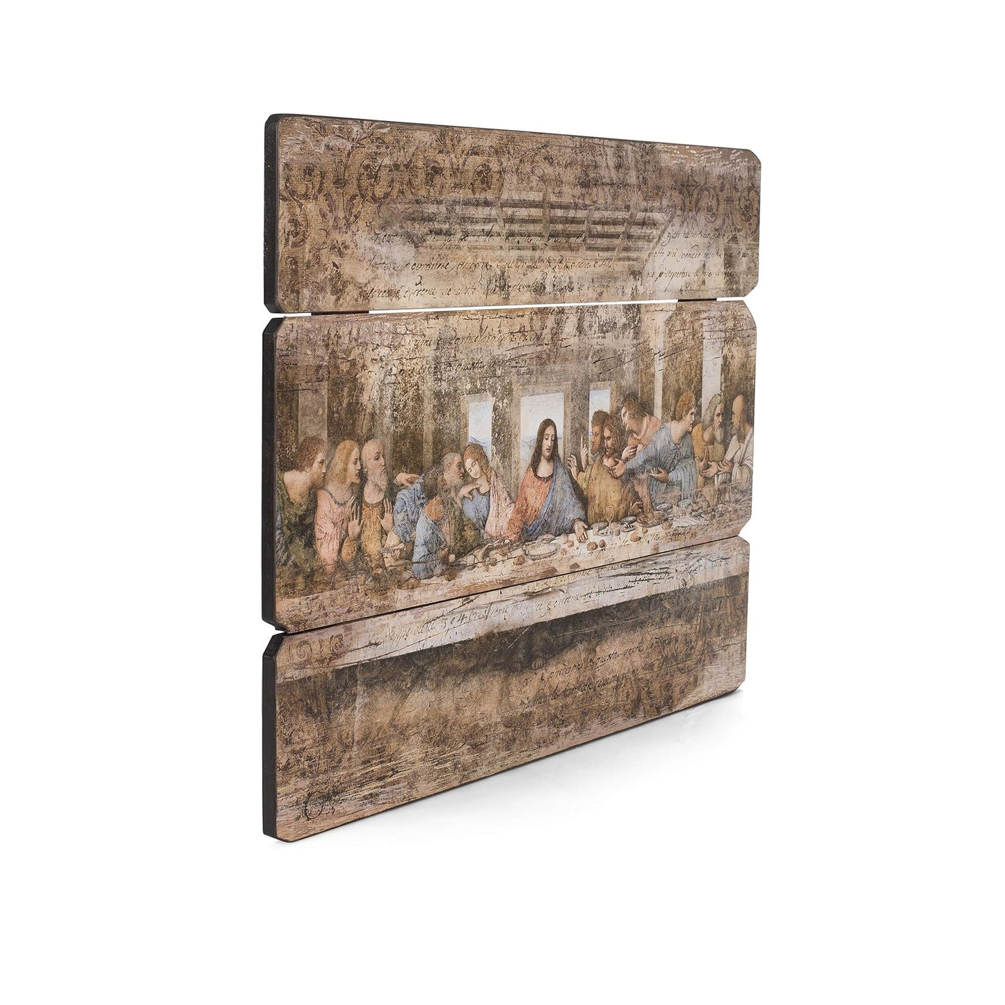 Josephs Studio Distressed The Last Supper Panel Wall Decor