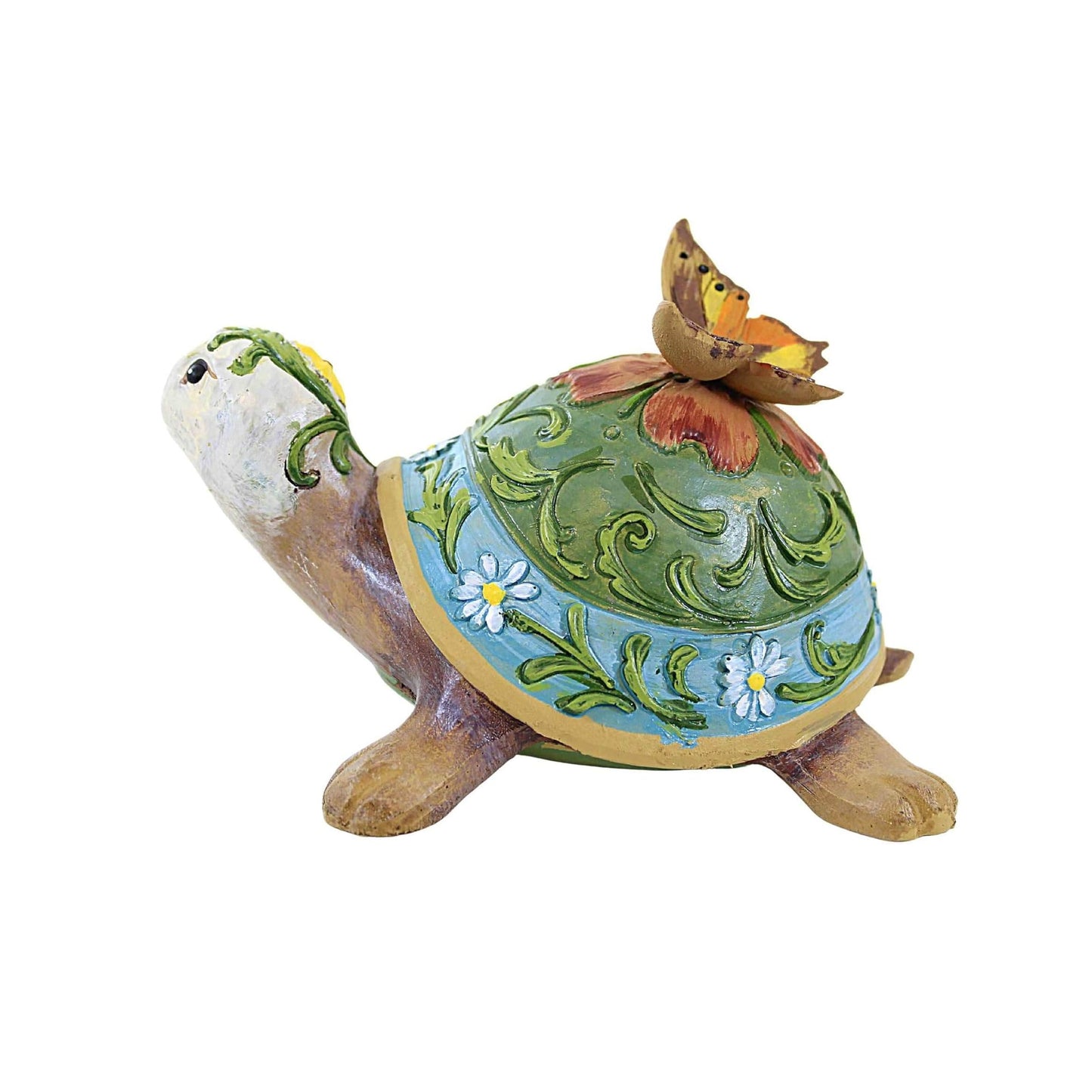 Roman 4"H Colorful Critters Turtle Figure