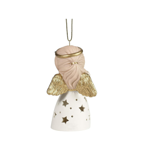 Precious Moments LED Angel with Hand Bell Ornament