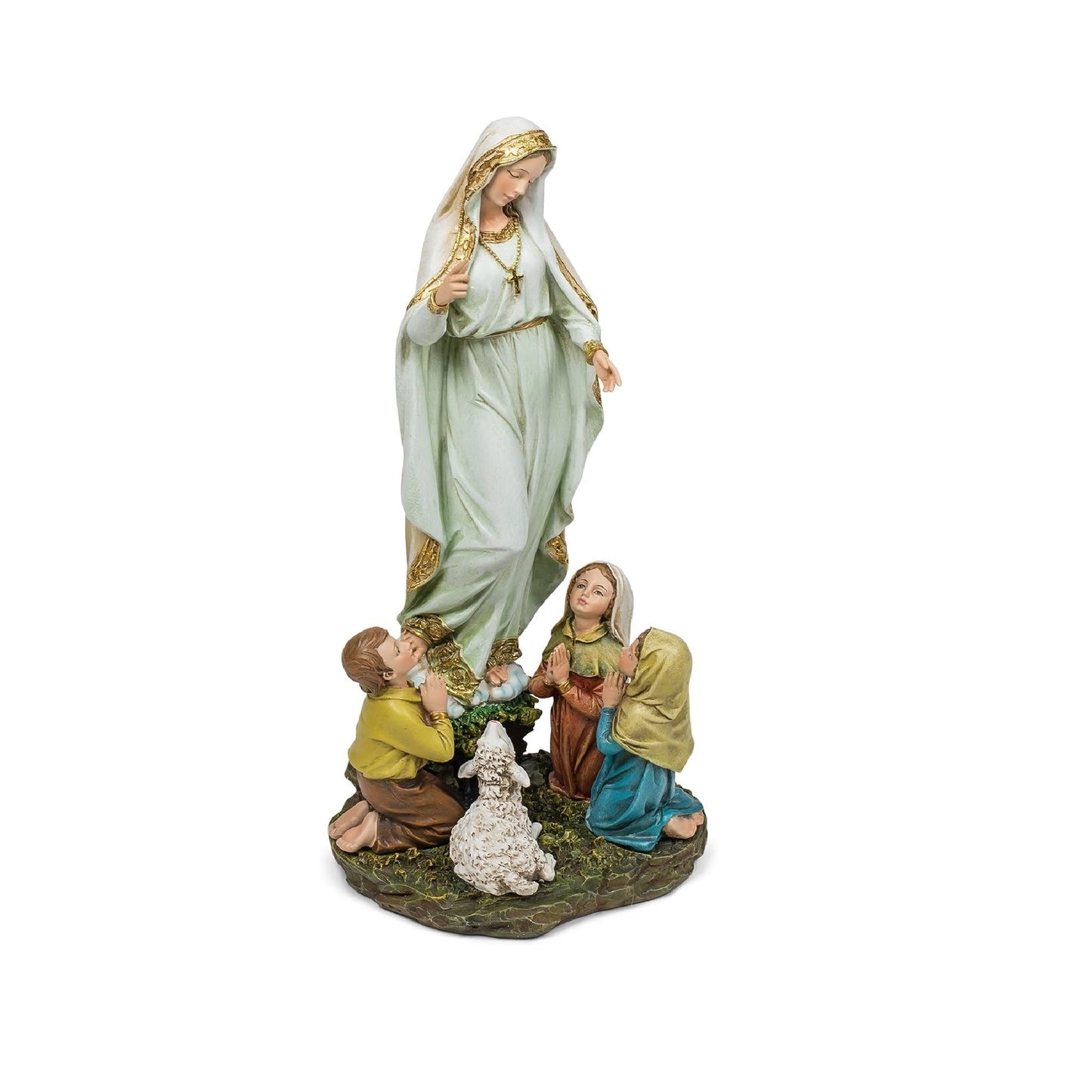 Our Lady of Fatima Figure, Renaissance Collection by Roman