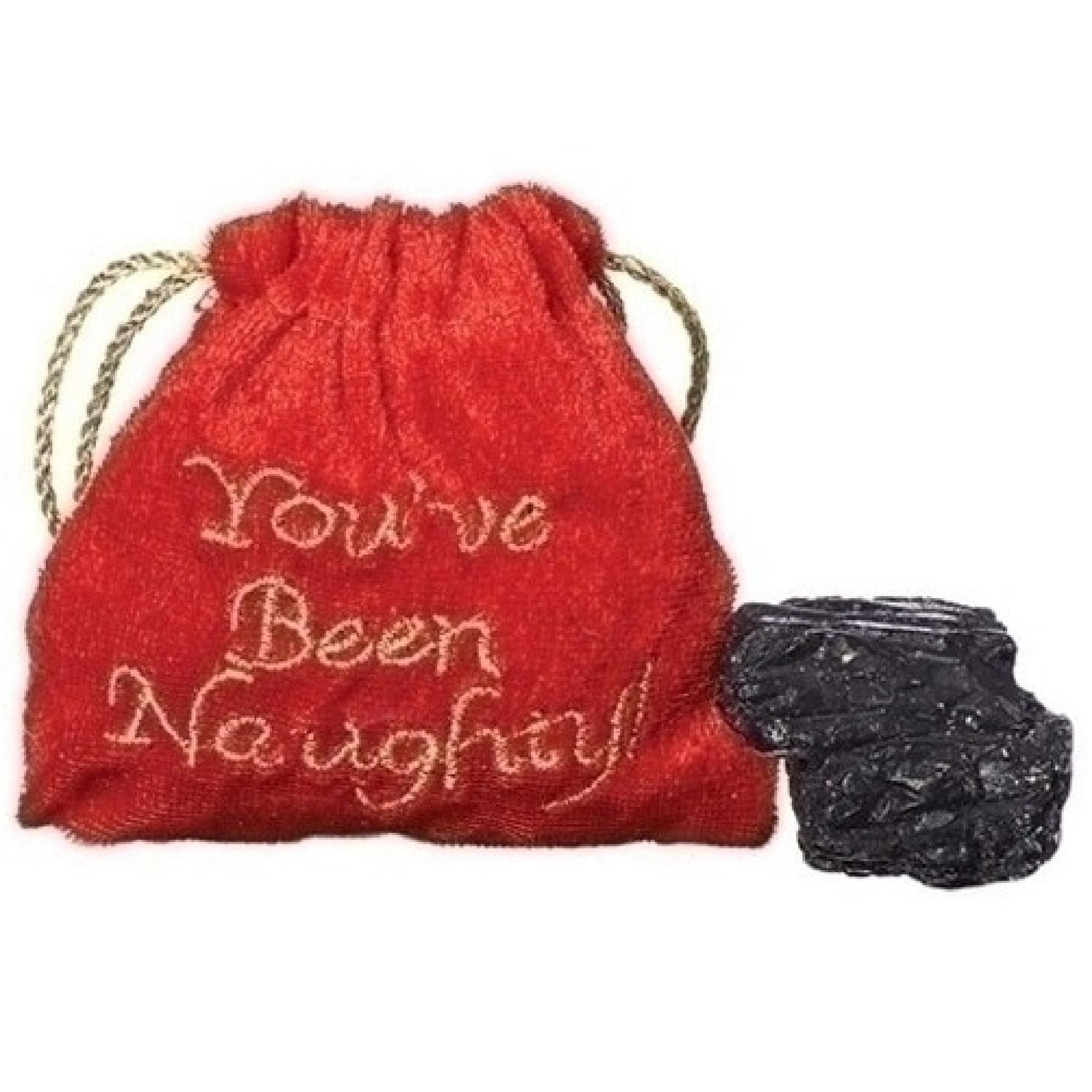 Roman "You've Been Naughty" Lump of Coal Bag