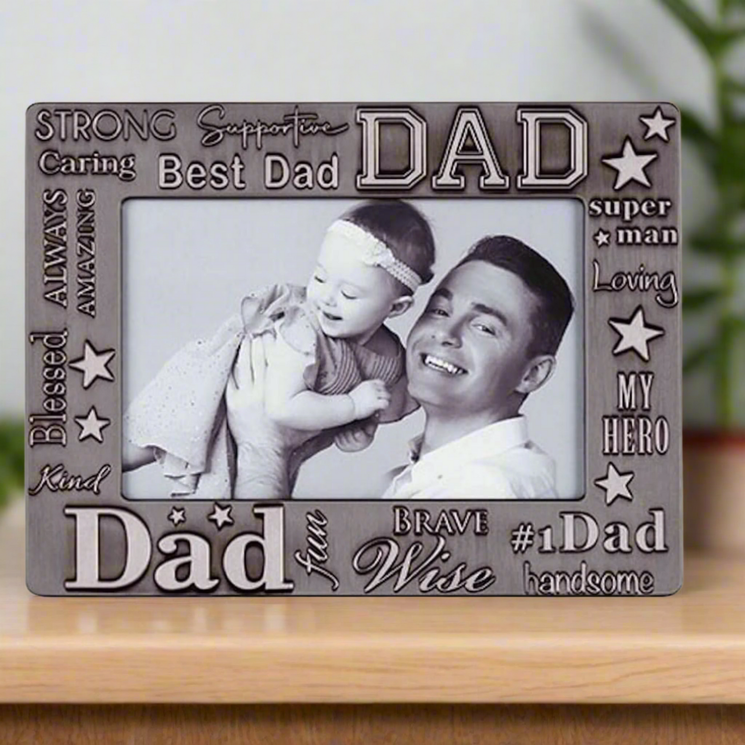 Caroline Collection, 6" H Dad Word Frame