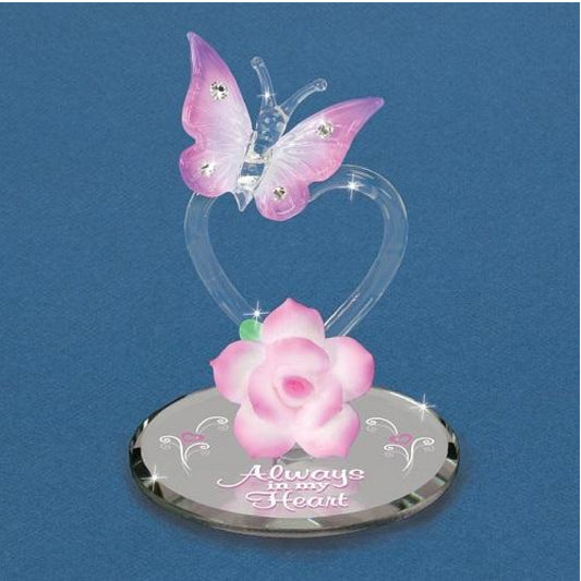 Glass Baron "Always in My Heart" Butterfly Figure