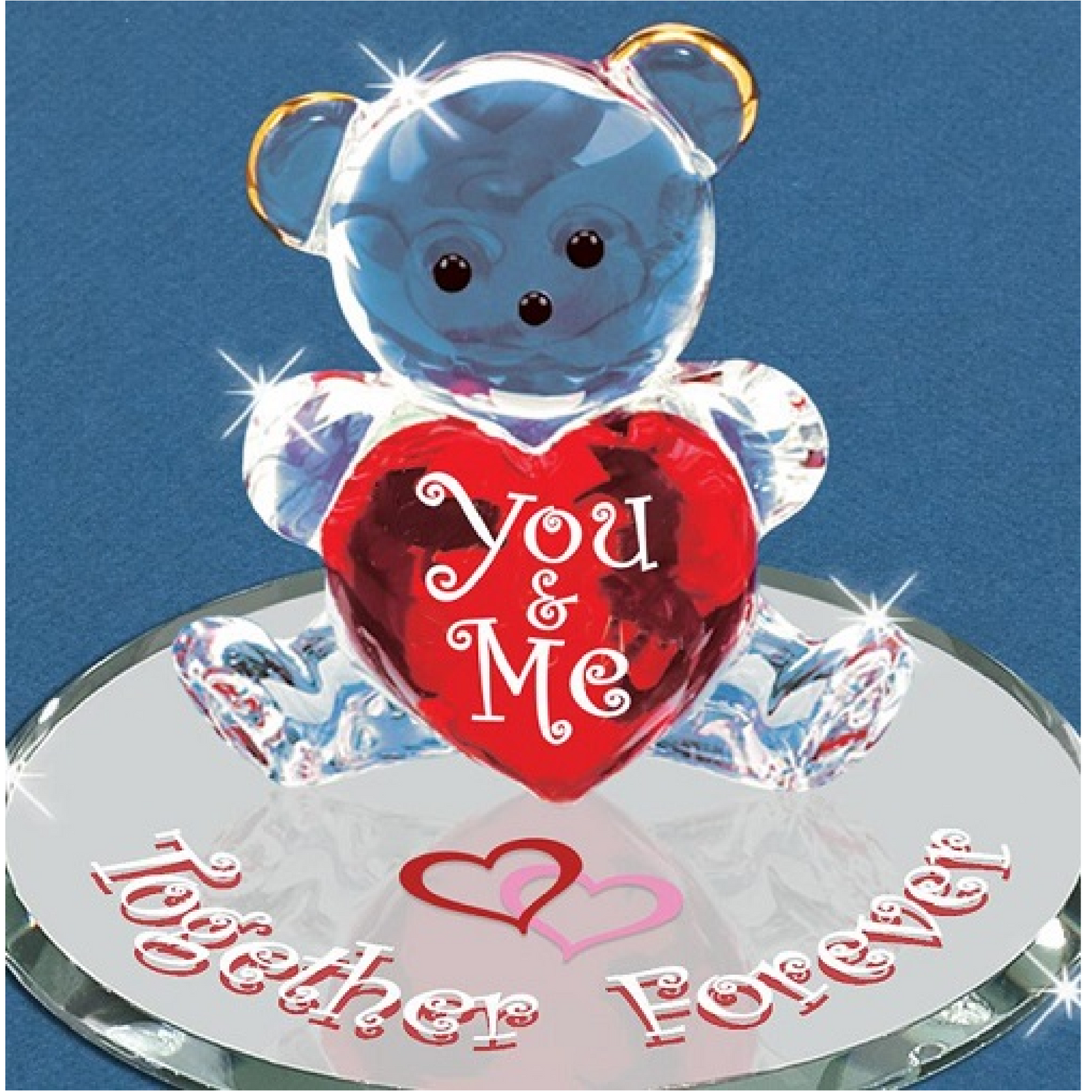 Glass Baron Bear "You and Me" Figure