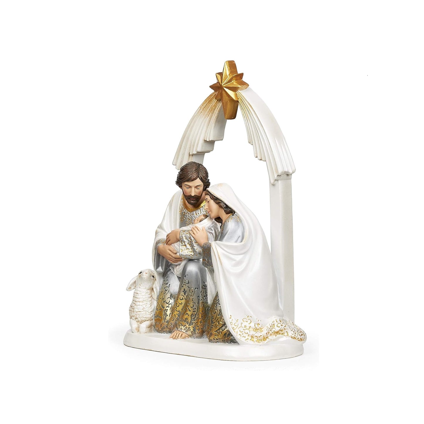 Holy Family 9.75" H Gold Ombre Finish Figure by Josephs Studio