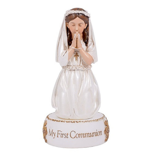 Statue de première communion d'une fille 6"
