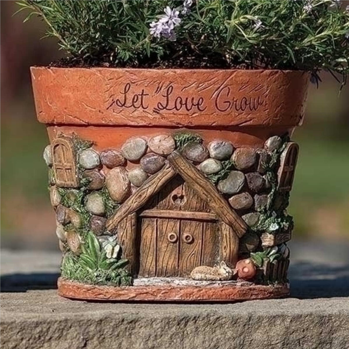 Let Love Grow Garden Planter by Roman