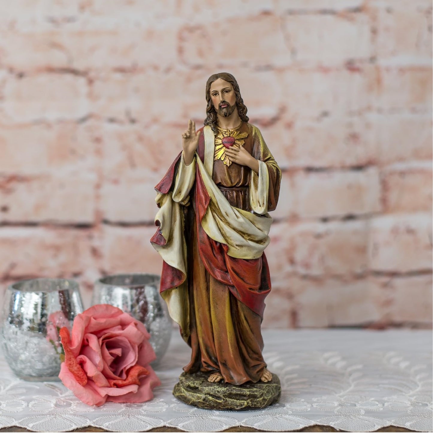 Sacred Heart of Jesus Figure, Renaissance Collection by Roman