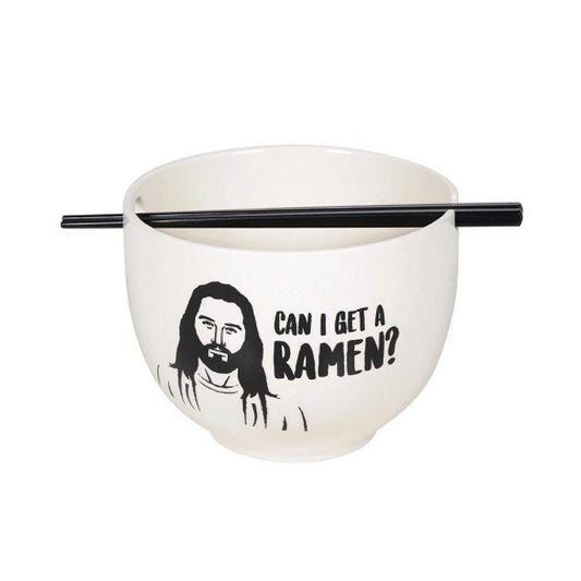 Ramen Jesus Bowl Chopsticks Set Our Name Is Mud