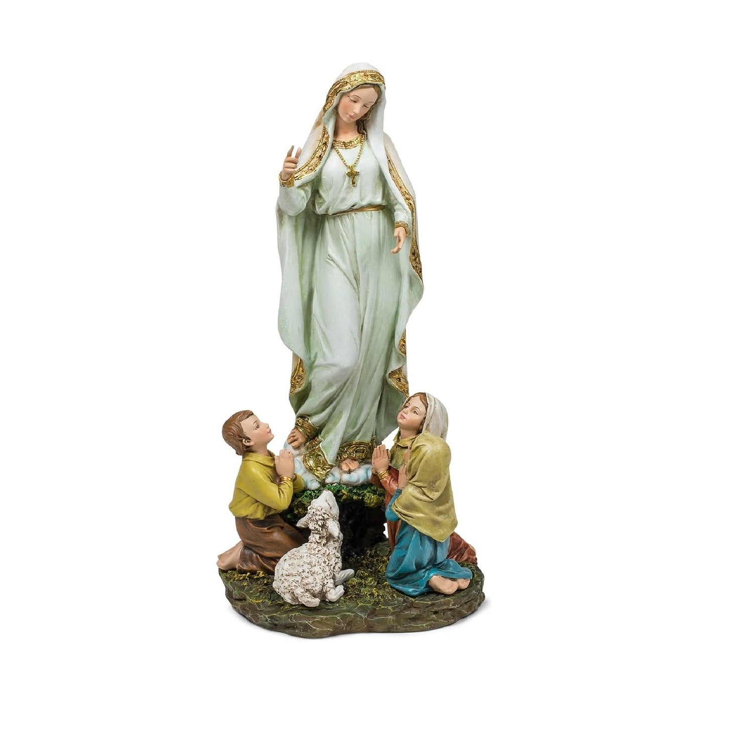 Our Lady of Fatima Figure, Renaissance Collection by Roman