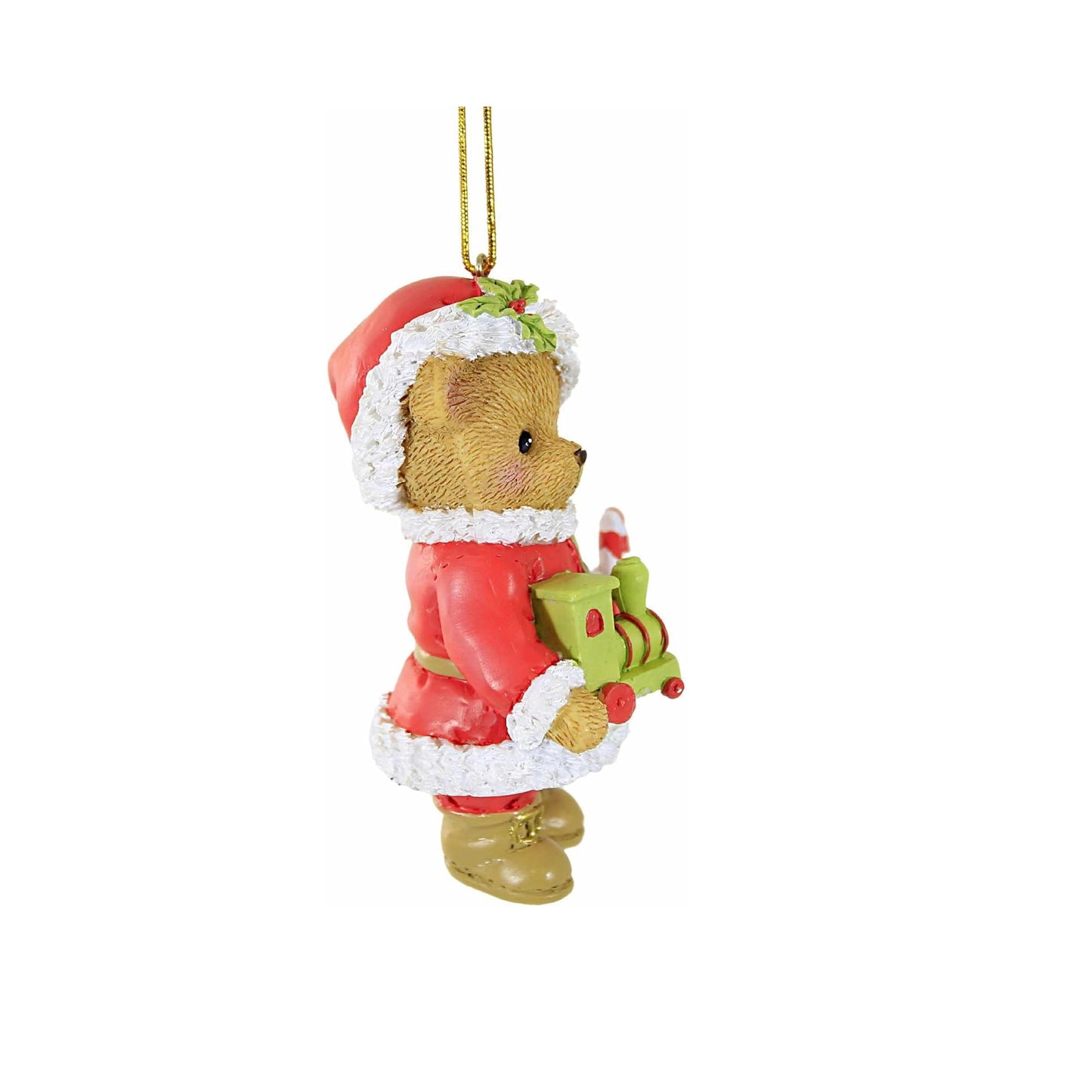 Christmas by Roman, Cherished Teddie-Glen Hillman Collection, 3.5"H SANTA BEAR ORNAMENT, CHERISHED TEDDIES