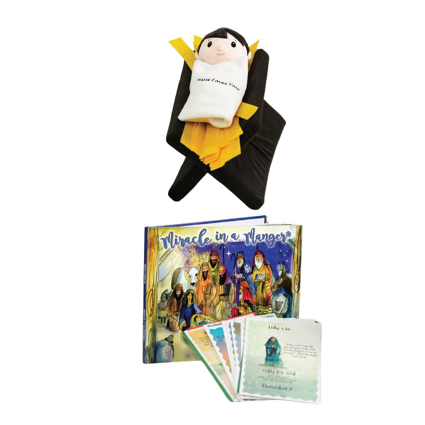 Roman Miracle in a Manager Plush Set with Book