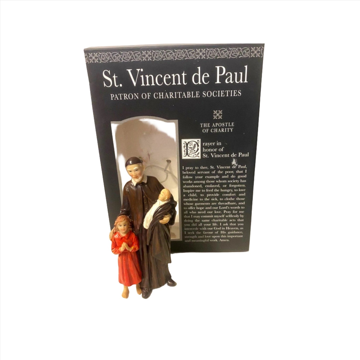 Figurine romaine de Saint Vincent de Paul