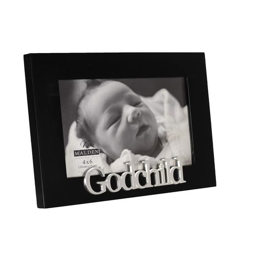 Godchild Ebony-Black Photo Frame By Malden