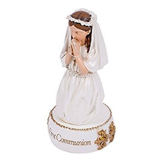 Statue de première communion d'une fille 6"