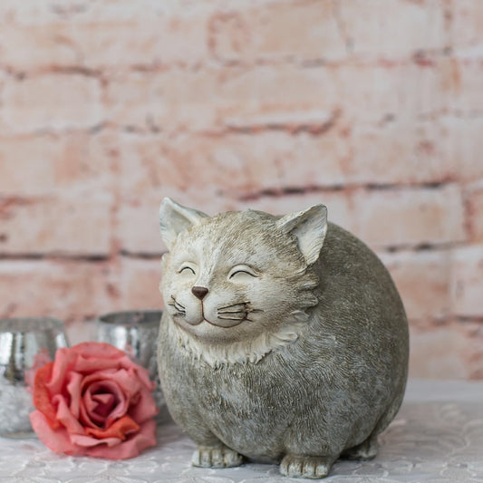 Roman Pudgy Pal Garden Figure Standing Cat