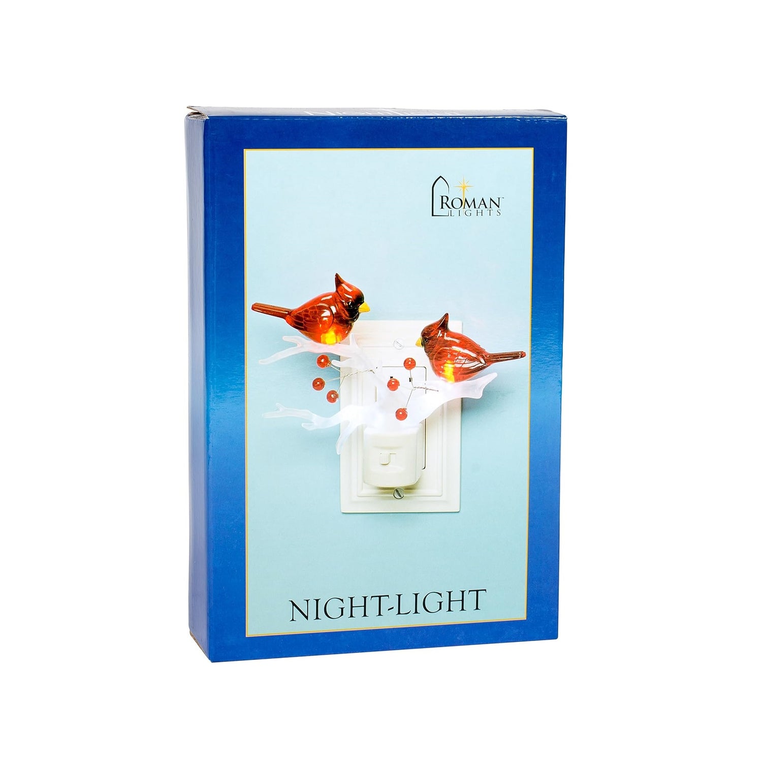 Roman Cardinals on Branch LED Night Light