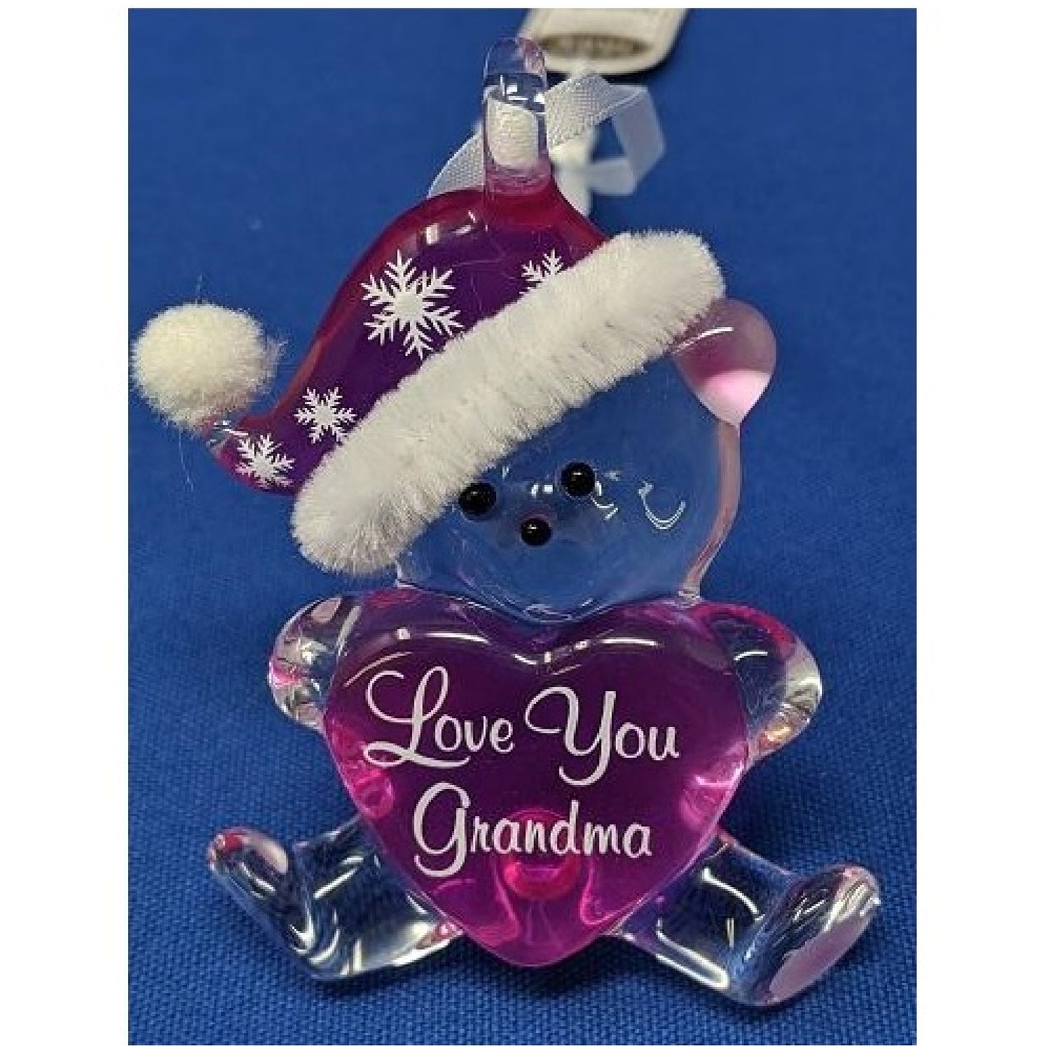 Glass Baron Grandma Bear Ornament