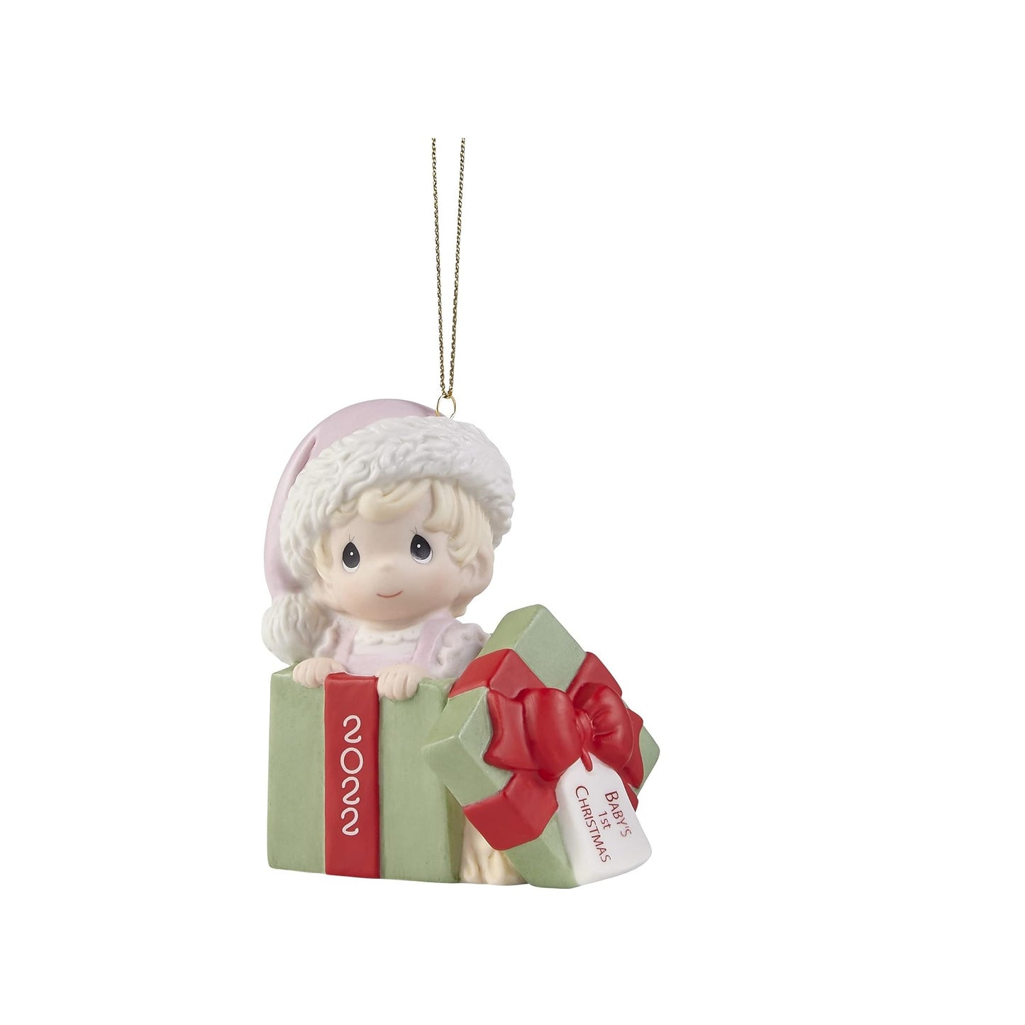 Precious Moments Baby’s First Christmas 2022 Dated Girl Ornament
