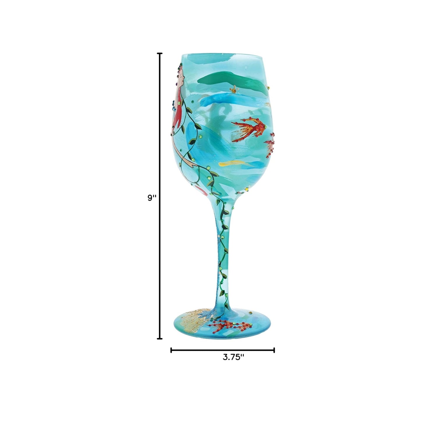 Wine Glass Mermaid by Lolita