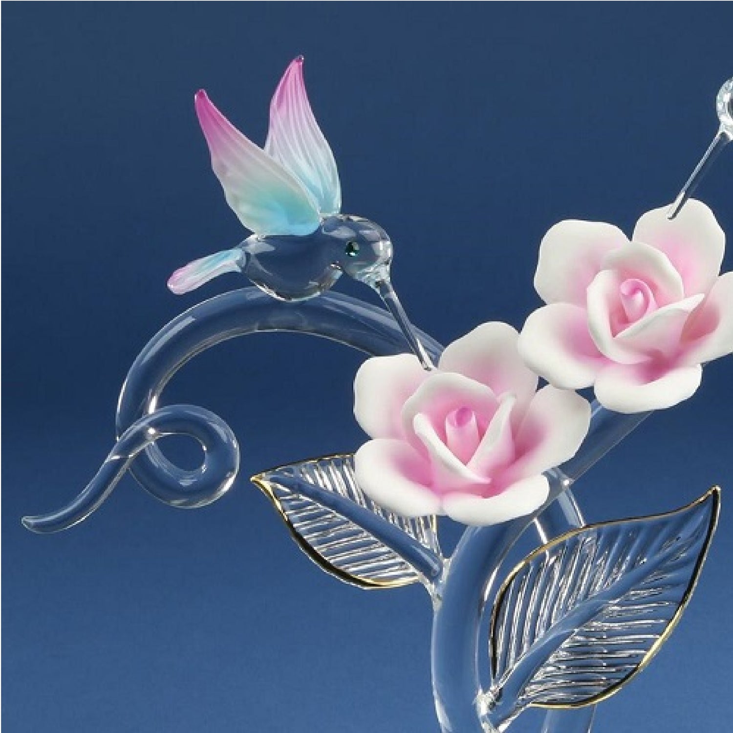 Glass Baron Hummingbirds, Rose Garden