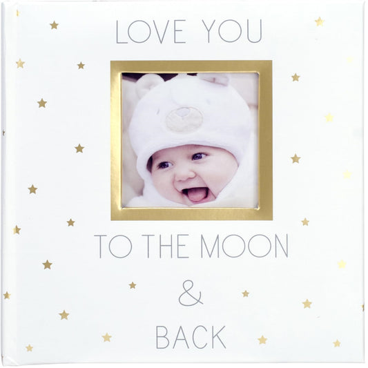 Malden Love You to the Moon Baby Photo Album