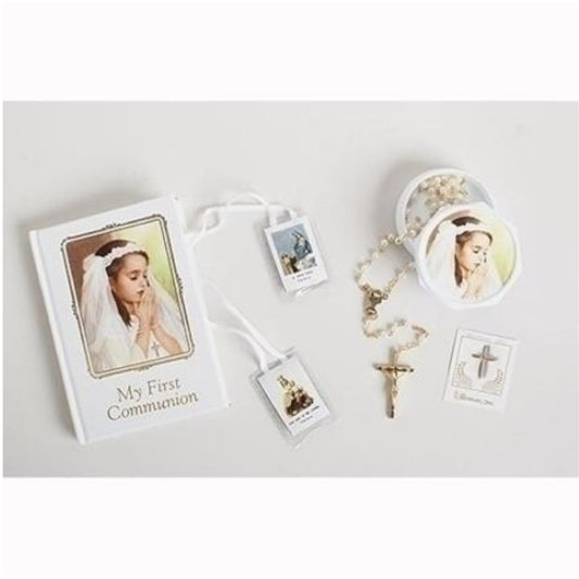 Deluxe First Communion Book and Accessory Set - Girl