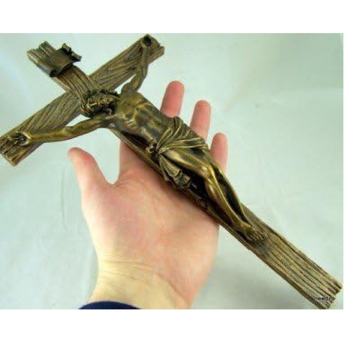 Joseph's Studio Antique Gold Crucifix 13.25" H