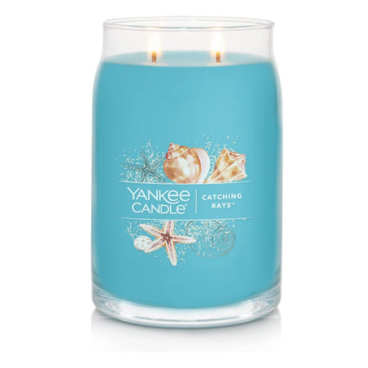 Yankee Candle Catching Rays Scented 20oz Large Jar 2-Wick Candle