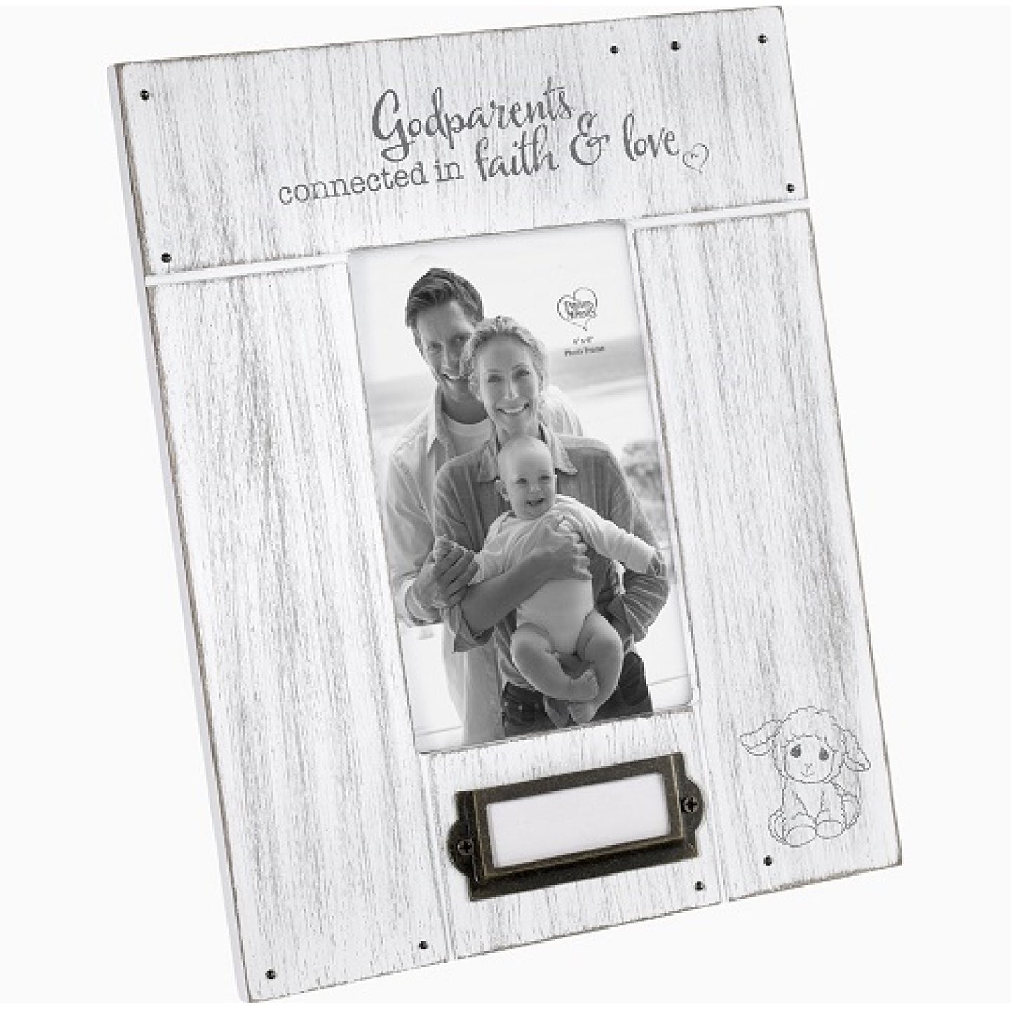 Godparents, Connected In Faith And Love Photo Frame