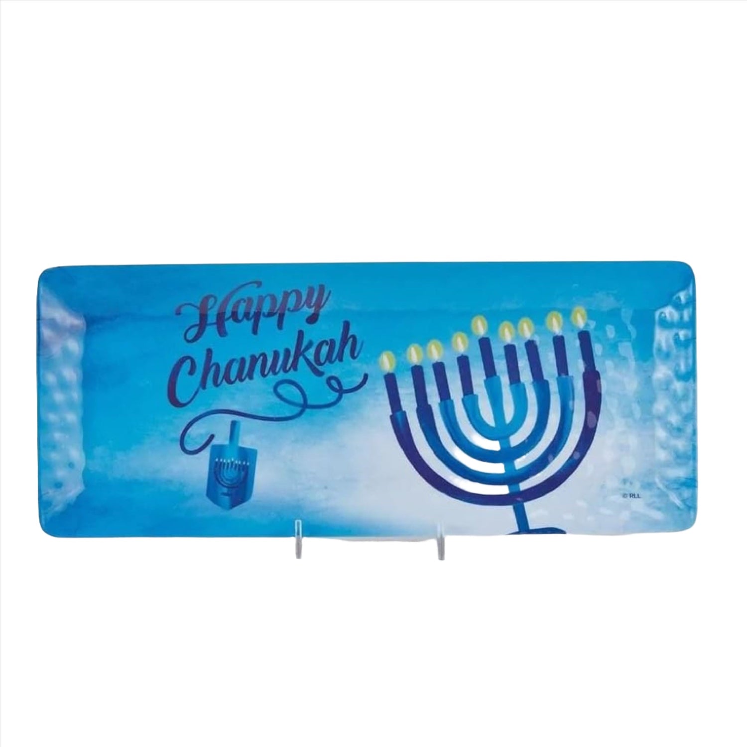 Happy Chanukah Rectangular Melamine Tray