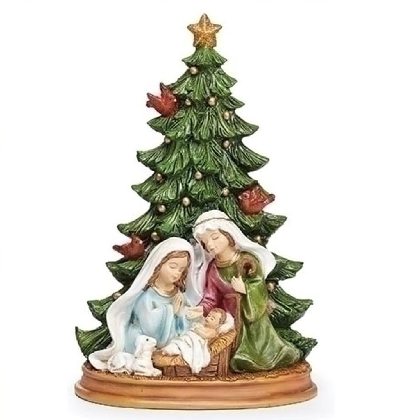 Roman Child Pageant Nativity Scene in Christmas Tree Figurine, 9.2-inch Height, Christmas Decoration