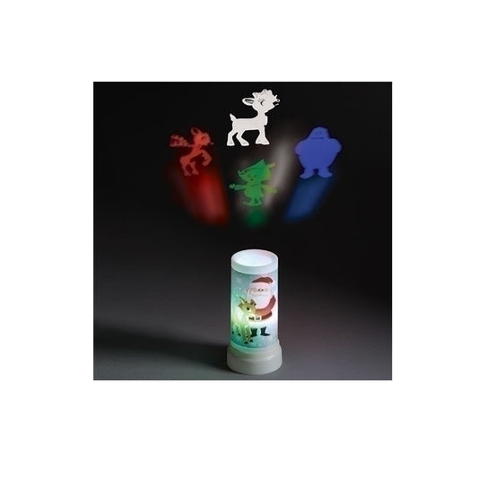 Roman LED Rudolph Santa Candle Snowflake Projector Images