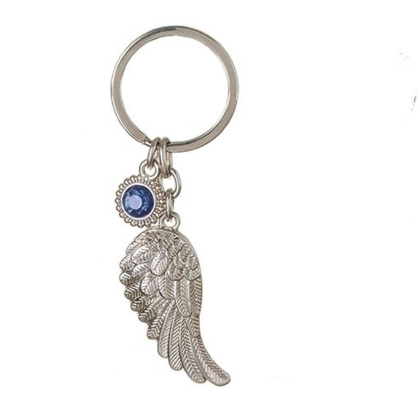 Roman September Angel Wing Keychain