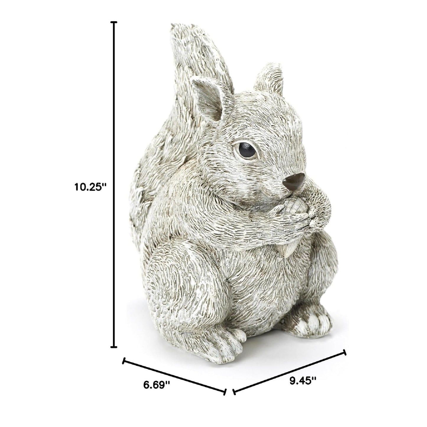 Pudgy Pals Squirrel Garden Statue by Roman