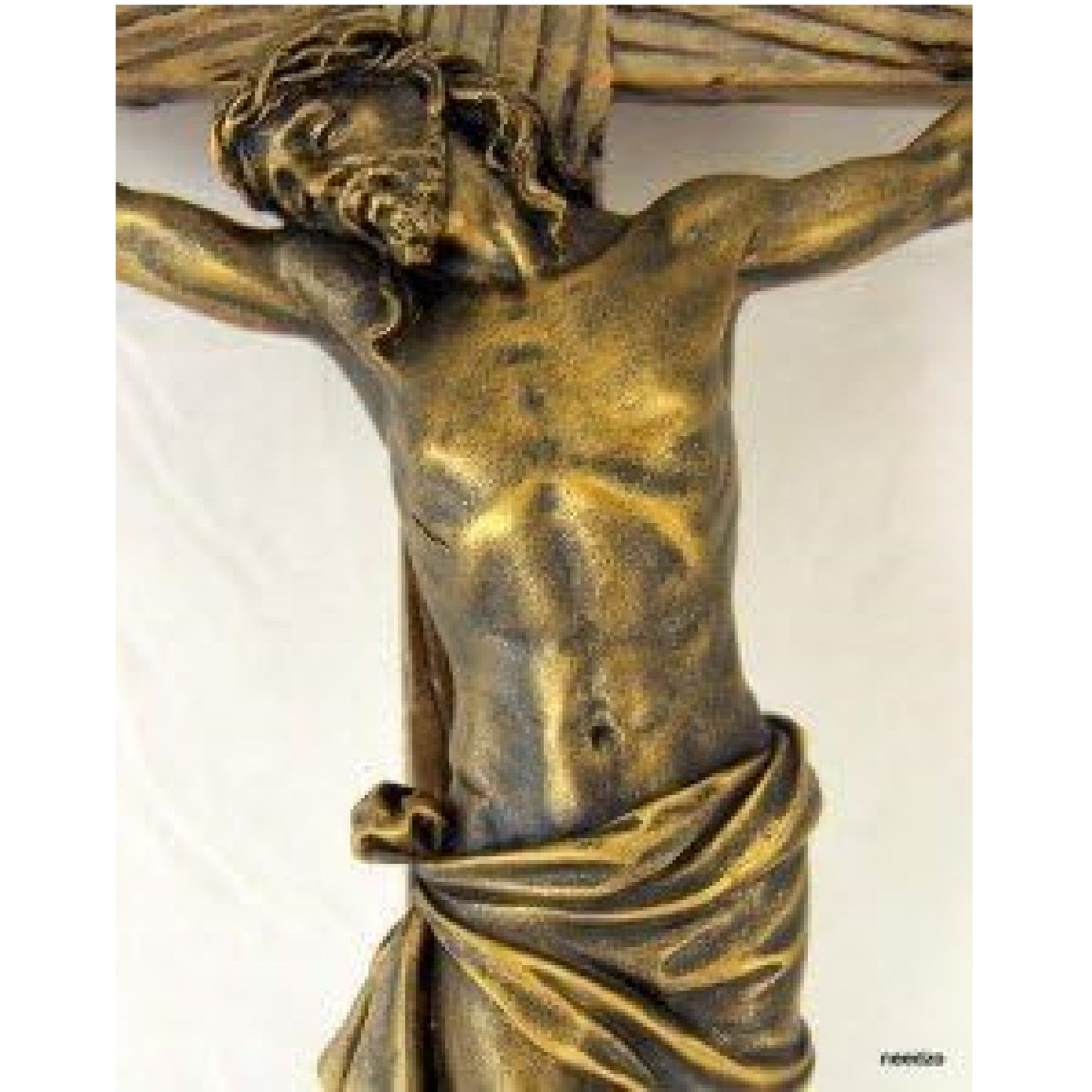 Joseph's Studio Antique Gold Crucifix 13.25" H