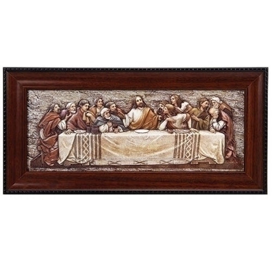 Roman 7"H Last Supper Plaque with Frame